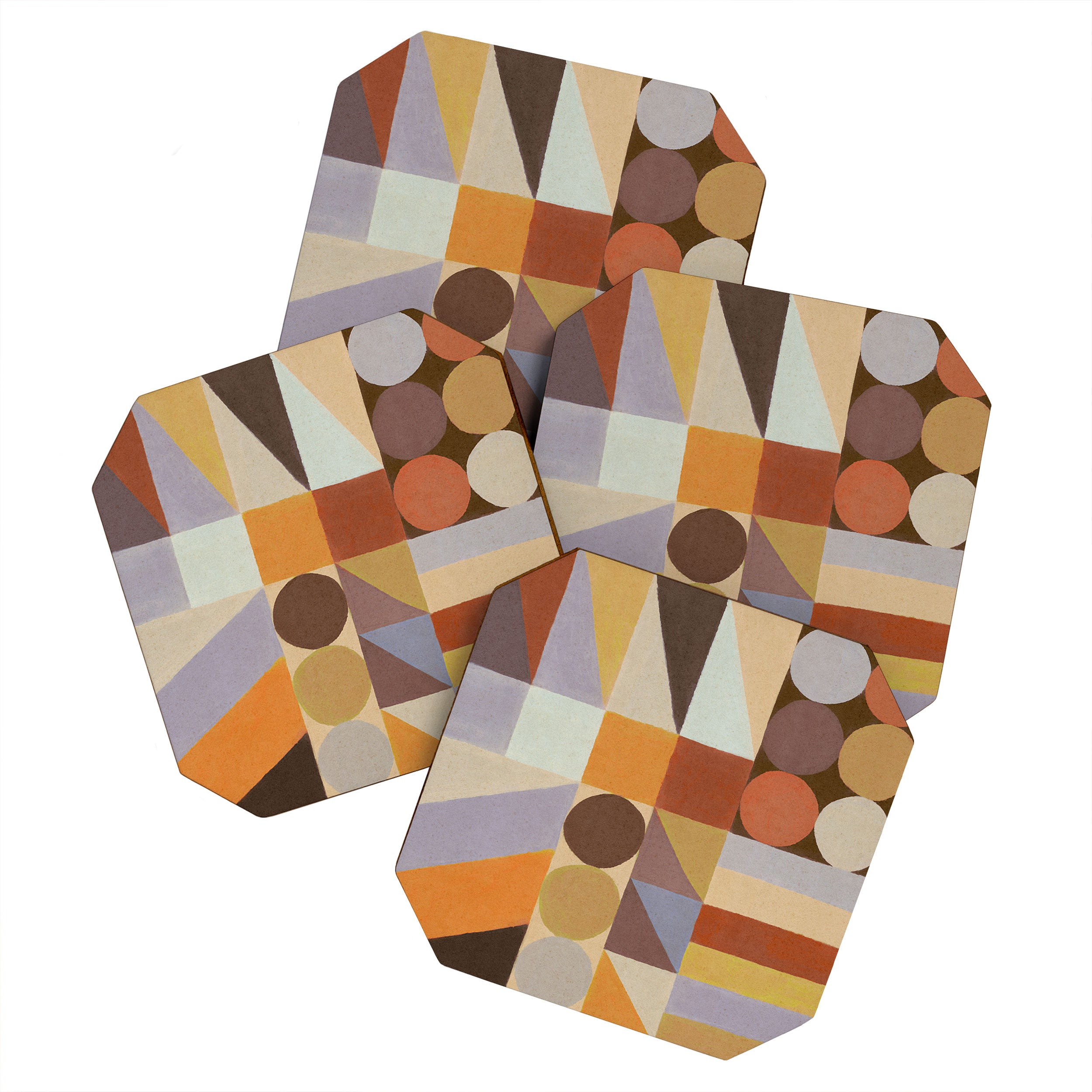 Geometric Shapes & Colors #1 Coaster Gallery Image 1