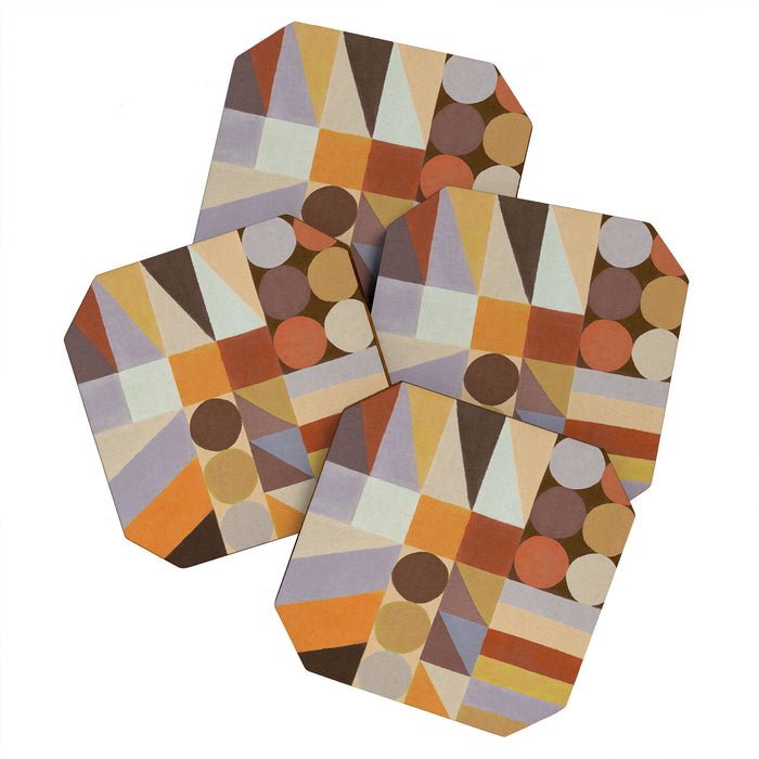 Geometric Shapes & Colors #1 Coaster Gallery Image 1