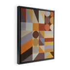 Geometric Shapes & Colors #1 Framed Canvas Print Gallery Image 2