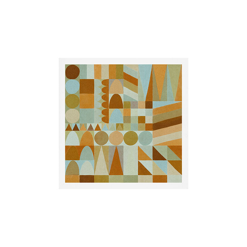 Geometric Shapes & Colors #2 Art Print Gallery Image 1