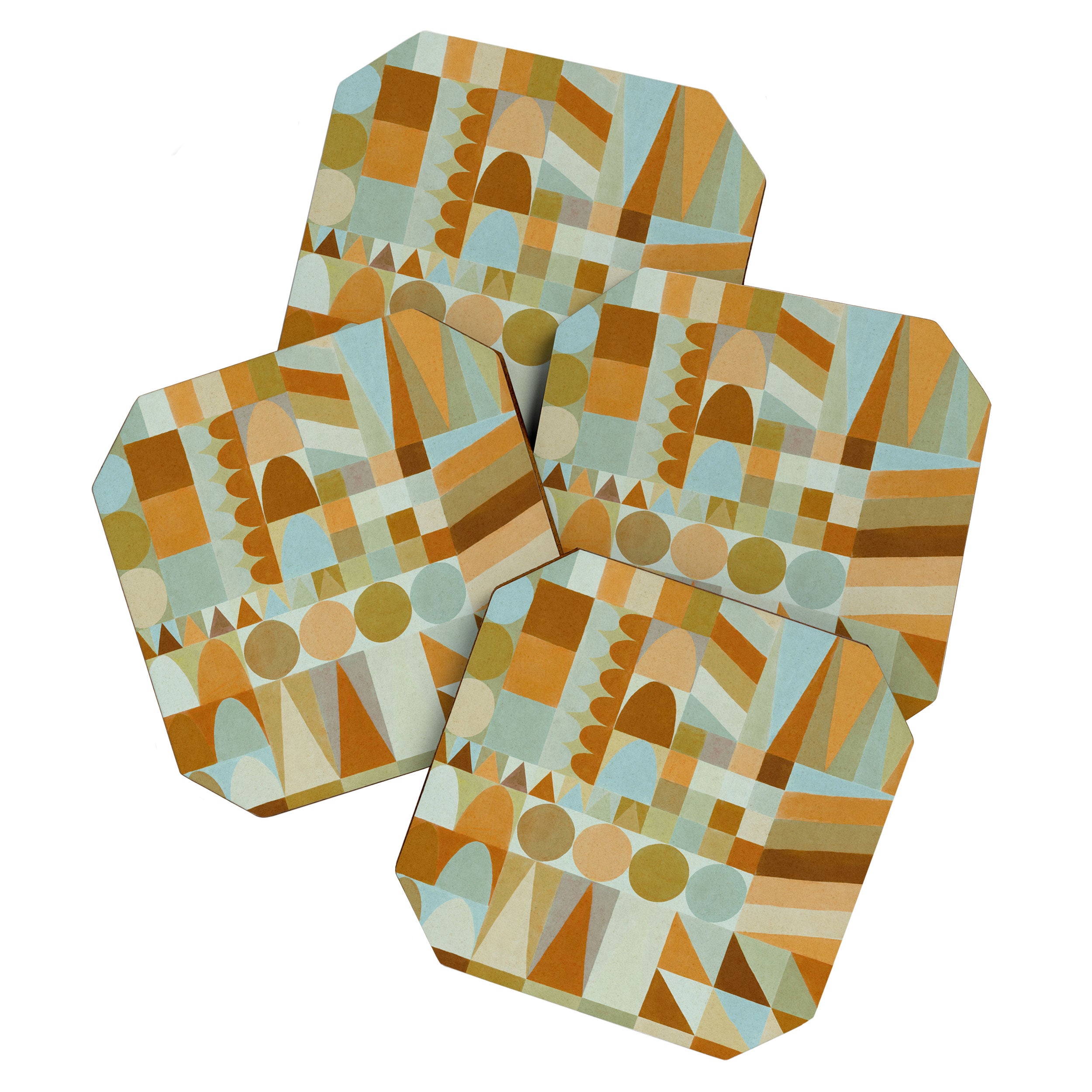 Geometric Shapes & Colors #2 Coaster Gallery Image 1