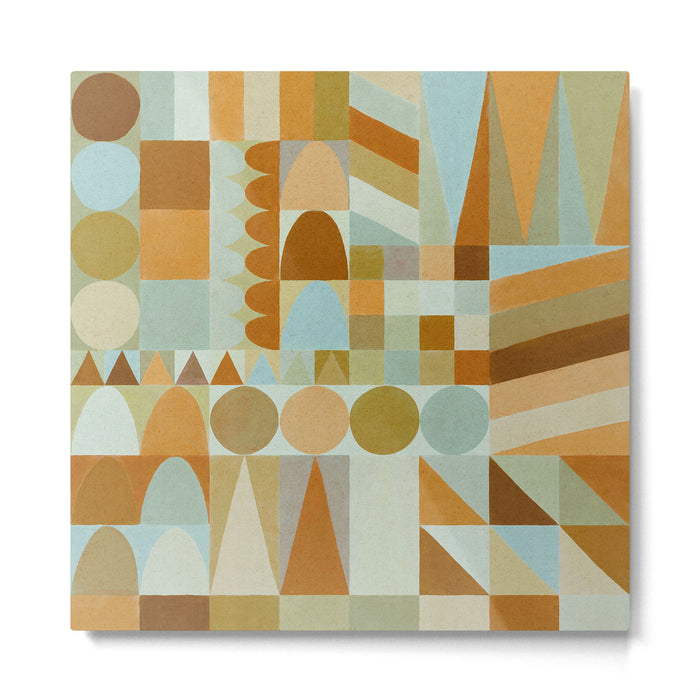 Geometric Shapes & Colors #2 Metal Print Gallery Image 1