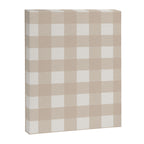 Gingham Cloth / Beige Checks Canvas Print Gallery Image 8
