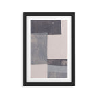 Gray Blocks #1 Framed Art Print Gallery Image 3