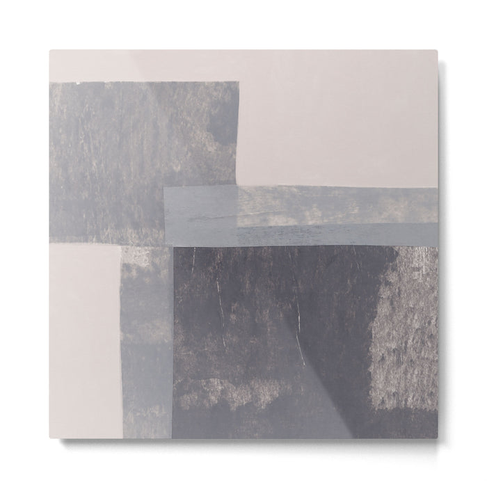 Gray Blocks #2 Metal Print Gallery Image 1