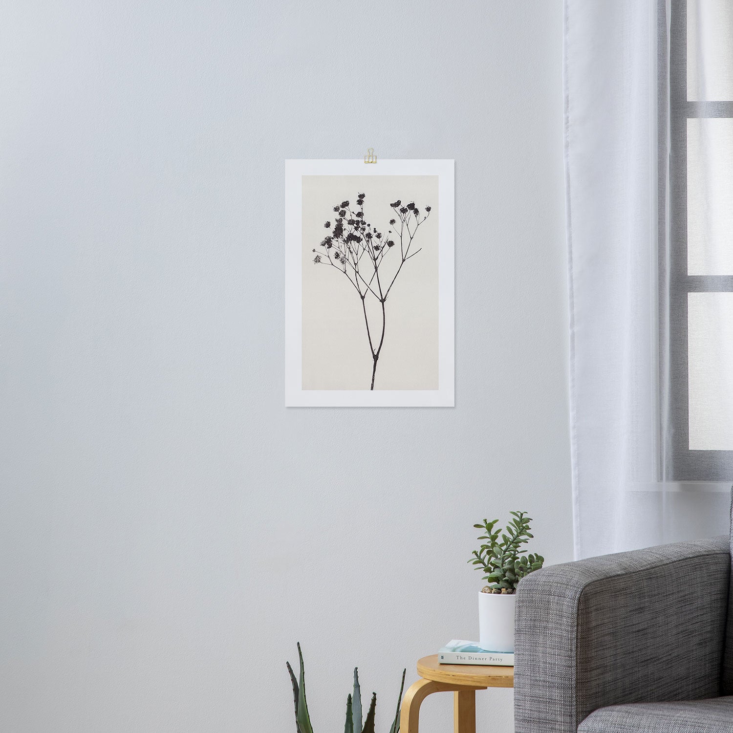 Gypsophila Portrait #1 Art Print Gallery Image 3