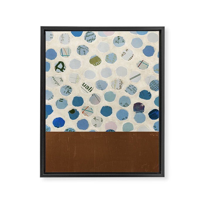 Half Brown Framed Canvas Print Gallery Image 1