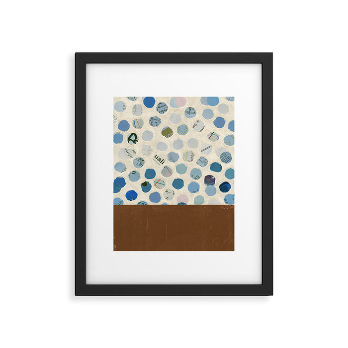 Half Brown Framed Art Print Gallery Image 1