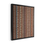 Hand Drawn Dots Framed Canvas Print Gallery Image 2