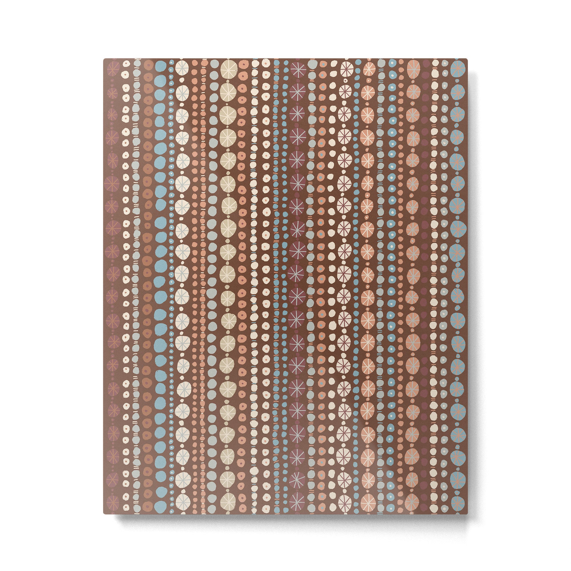 Hand Drawn Dots Metal Print Gallery Image 6