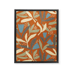 Hand Drawn Florals #1 Framed Canvas Print Gallery Image 8