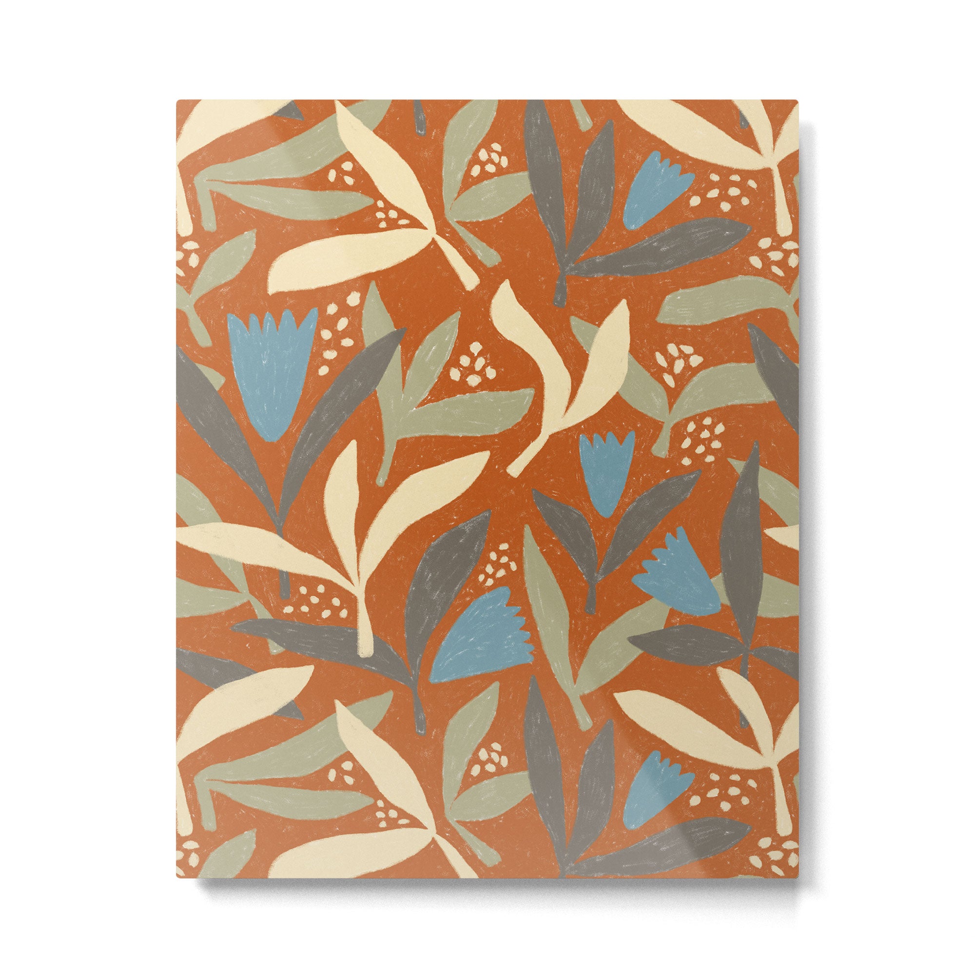 Hand Drawn Florals #1 Metal Print Gallery Image 6