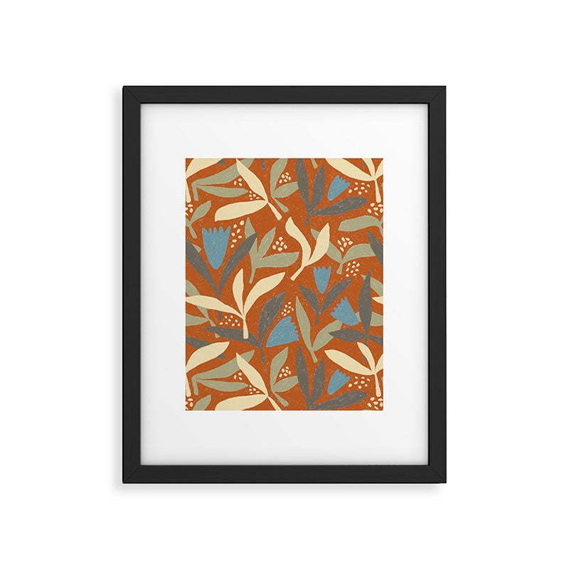 Hand Drawn Florals #1 Framed Art Print Gallery Image 6