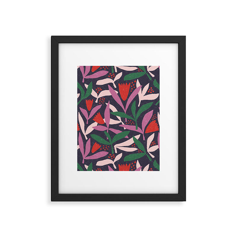 Hand Drawn Florals #2 Framed Art Print Gallery Image 6