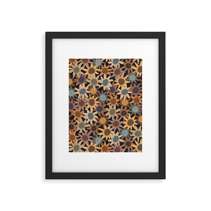 Hand Drawn Florals #5 Framed Art Print Gallery Image 1