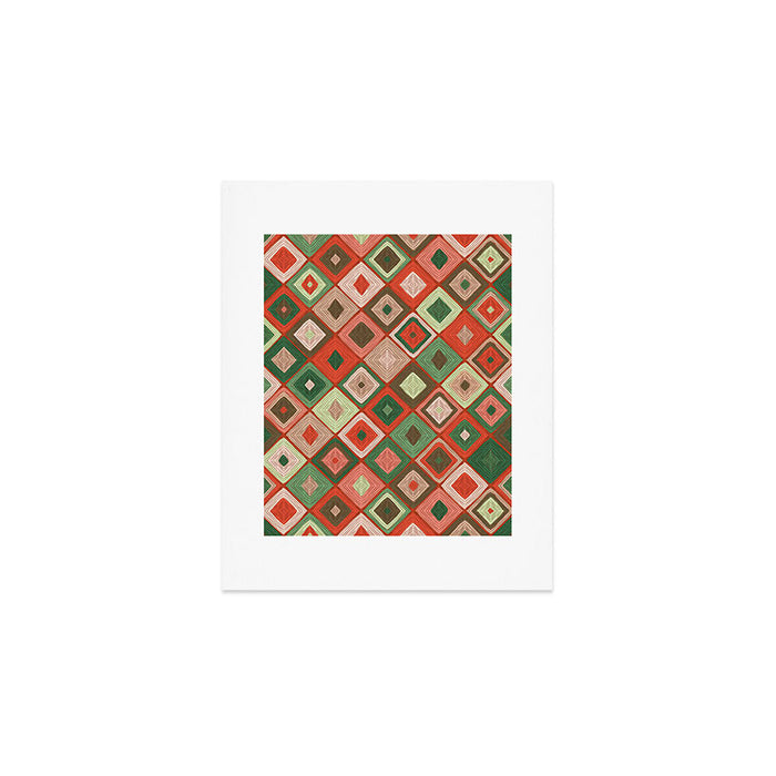 Hand-drawn Quilt #5 Art Print Gallery Image 1