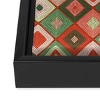 Hand-drawn Quilt #5 Framed Canvas Print Gallery Image 3