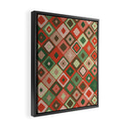Hand-drawn Quilt #5 Framed Canvas Print Gallery Image 2