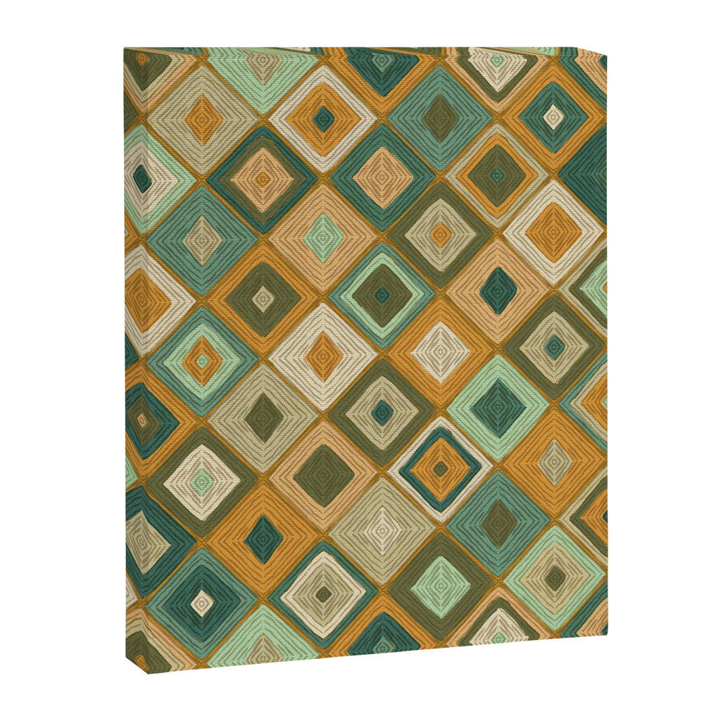 Hand-drawn Quilt #6 Canvas Print Gallery Image 8