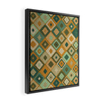 Hand-drawn Quilt #6 Framed Canvas Print Gallery Image 2