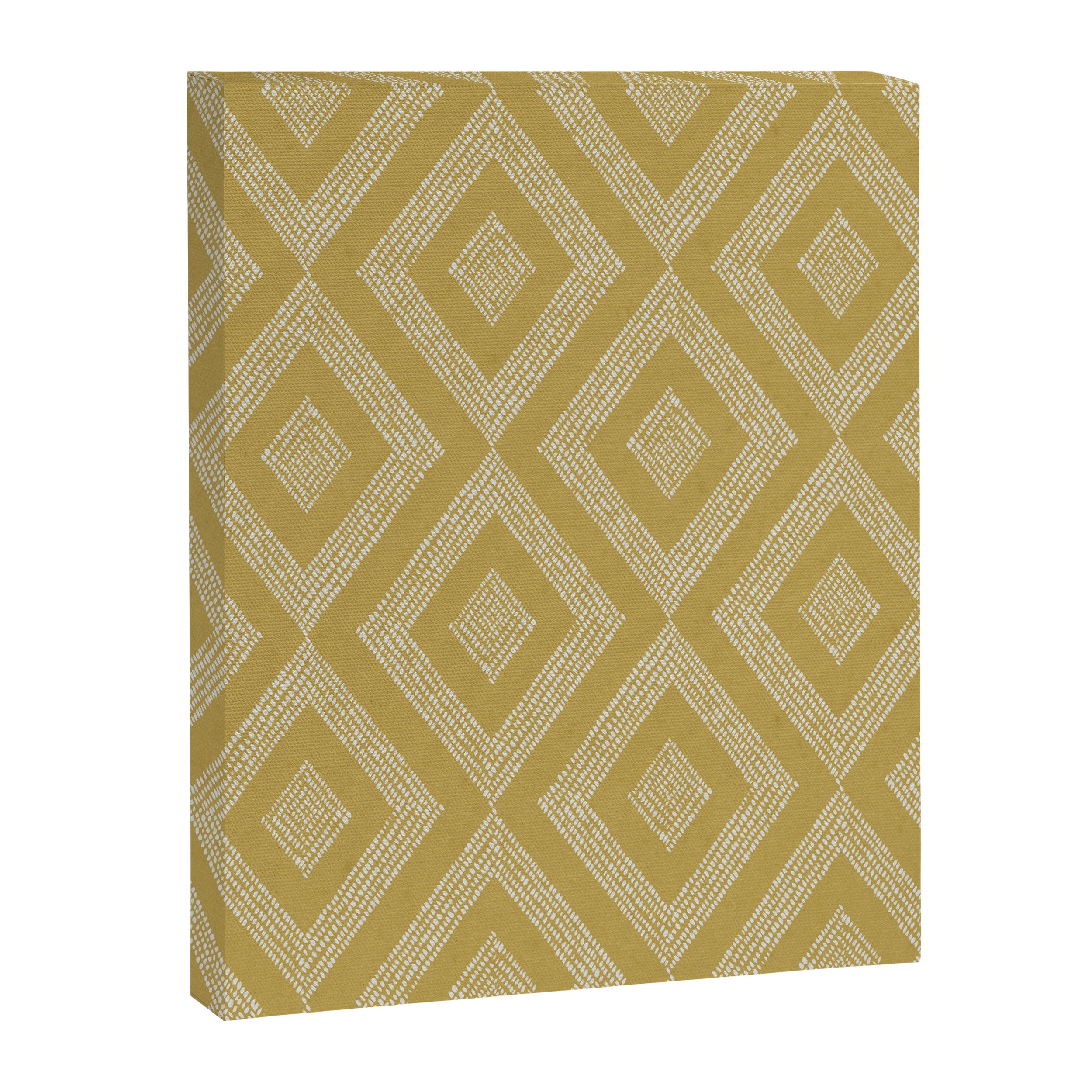 Hand-drawn Rhombus Pattern #1 Canvas Print Gallery Image 6