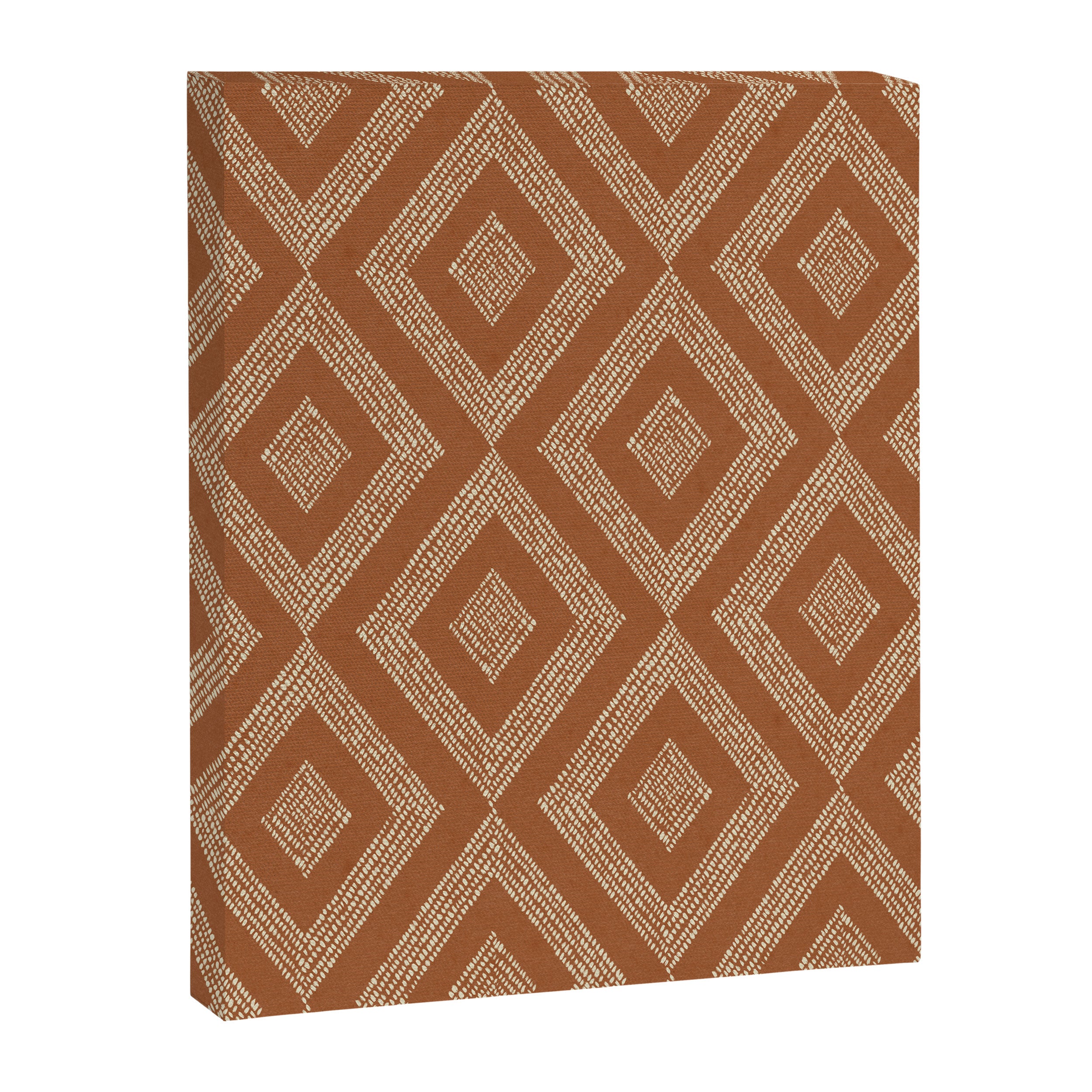 Hand-drawn Rhombus Pattern #2 Canvas Print Gallery Image 6