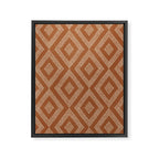 Hand-drawn Rhombus Pattern #2 Framed Canvas Print Gallery Image 6