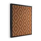 Hand-drawn Rhombus Pattern #2 Framed Canvas Print Gallery Image 2