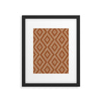 Hand-drawn Rhombus Pattern #2 Framed Art Print Gallery Image 5
