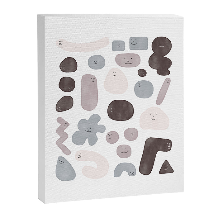 Happy Shapes Canvas Print Gallery Image 1