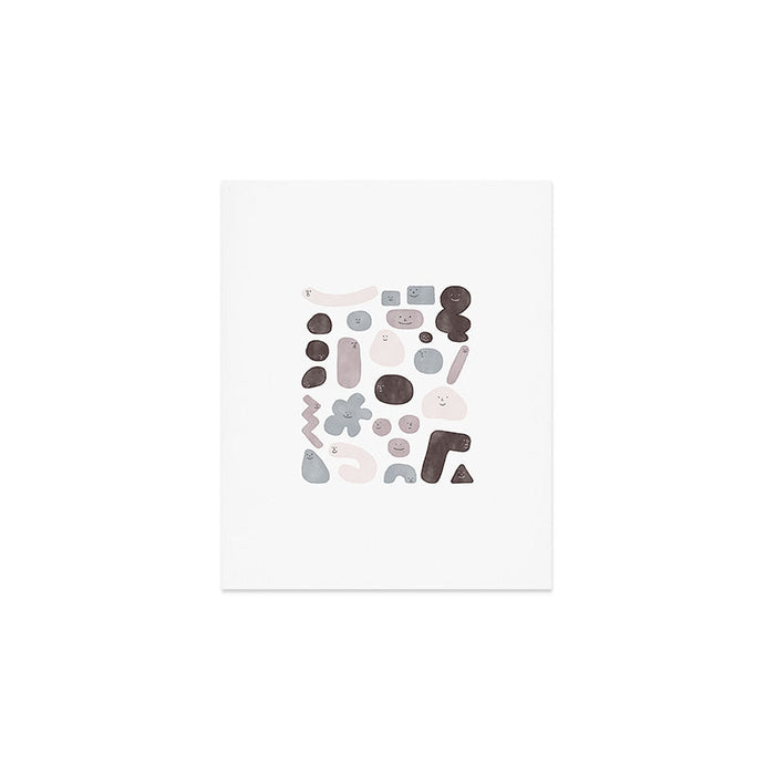 Happy Shapes Art Print Gallery Image 1