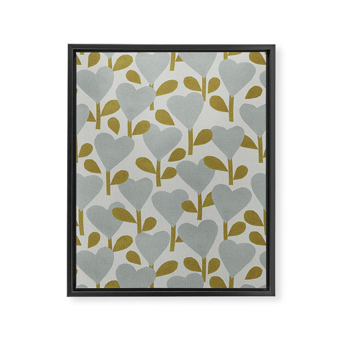 Heart Garden #2 Framed Canvas Print Gallery Image 1