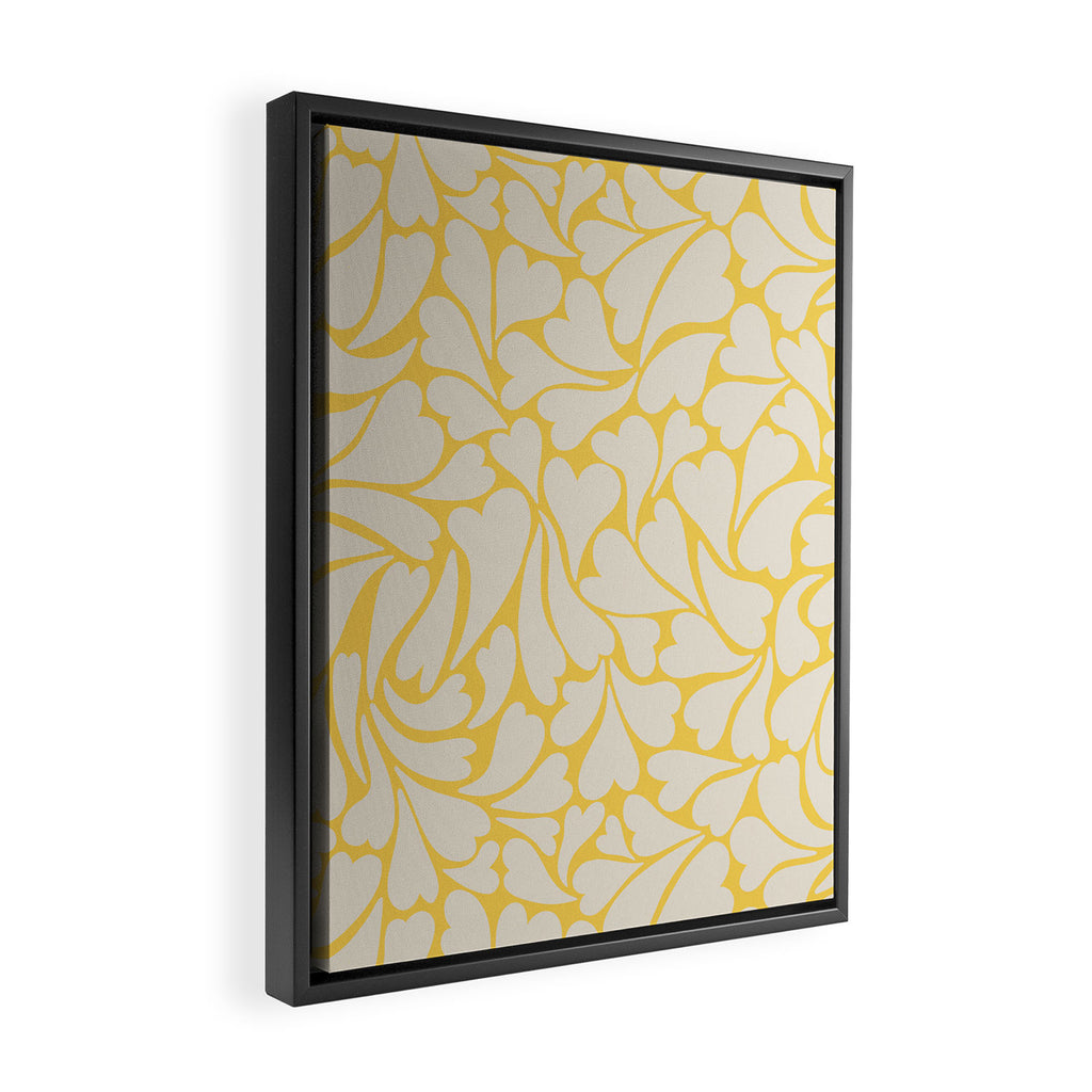 Hearts #1 Framed Canvas Print Gallery Image 2