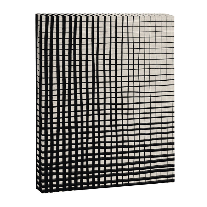 Horizontal & Vertical Lines Canvas Print Gallery Image 1