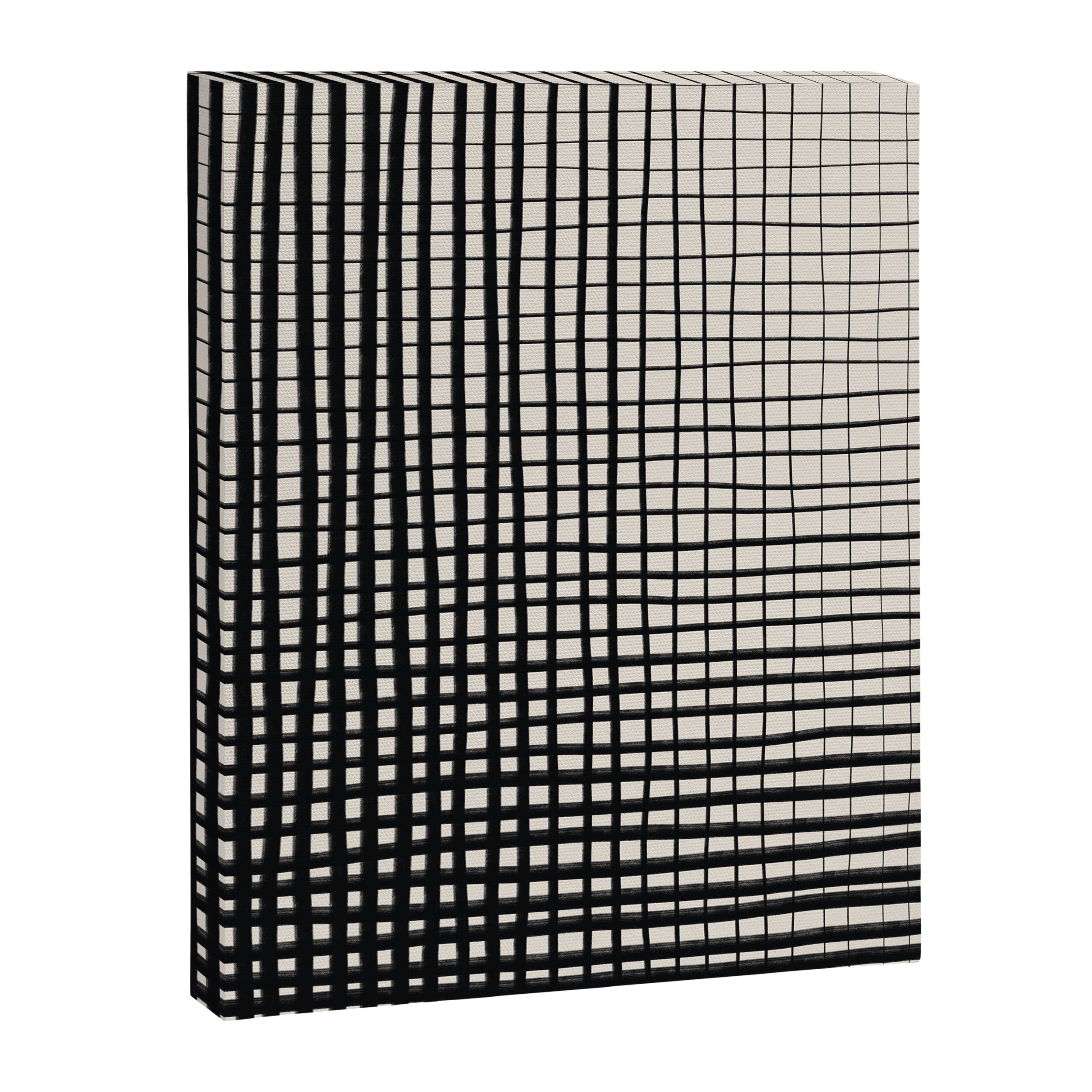 Horizontal & Vertical Lines Canvas Print Gallery Image 6