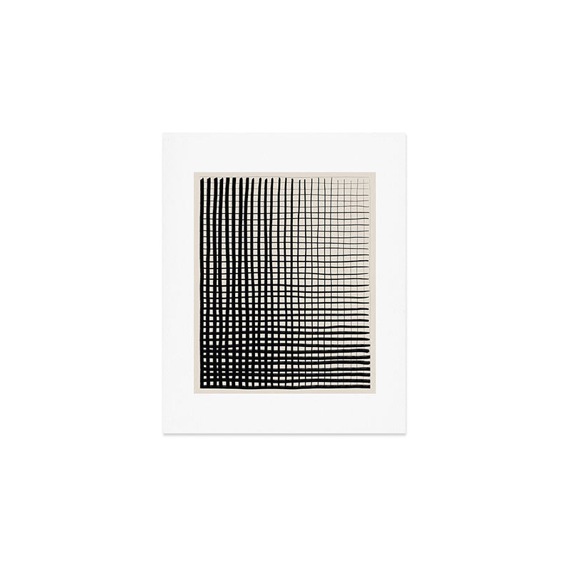 Horizontal & Vertical Lines Art Print Gallery Image 1