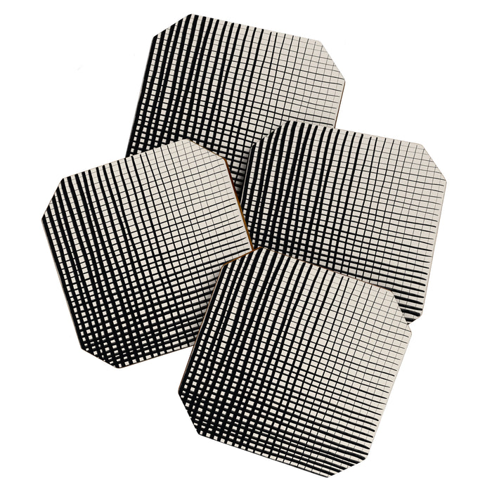 Horizontal & Vertical Lines Coaster Gallery Image 1