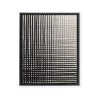 Horizontal & Vertical Lines Framed Canvas Print Gallery Image 6