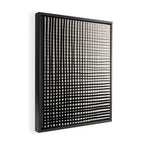 Horizontal & Vertical Lines Framed Canvas Print Gallery Image 2