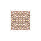 Ikat Hand-cut Pattern 2 Inspired by PANTONE 17 1230 Mocha Mousse Art Print Gallery Image 1