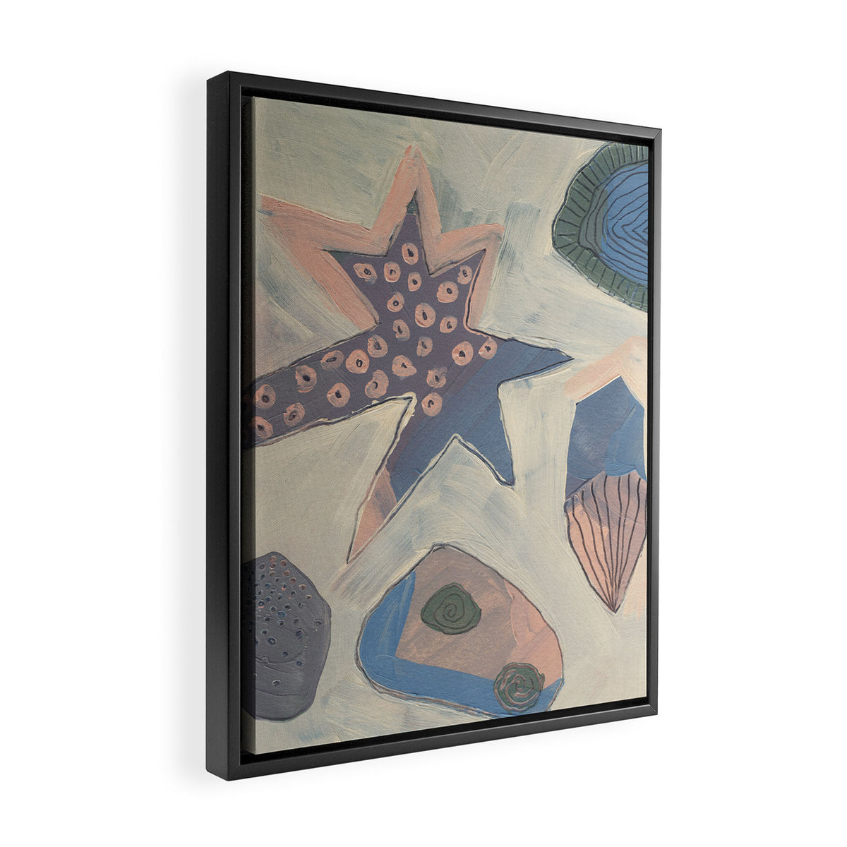 In the deep sea #1 Framed Canvas Print Gallery Image 2
