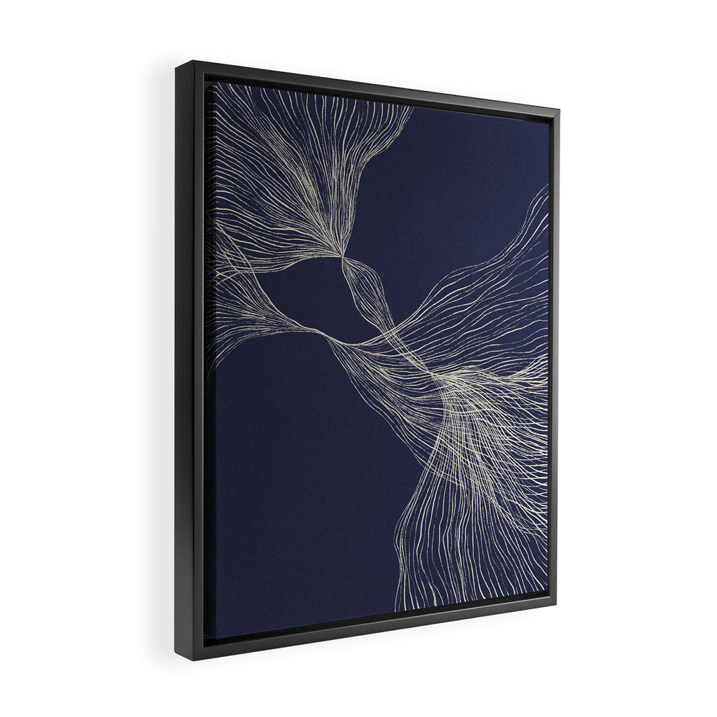 Interaction #1 Framed Canvas Print Gallery Image 2