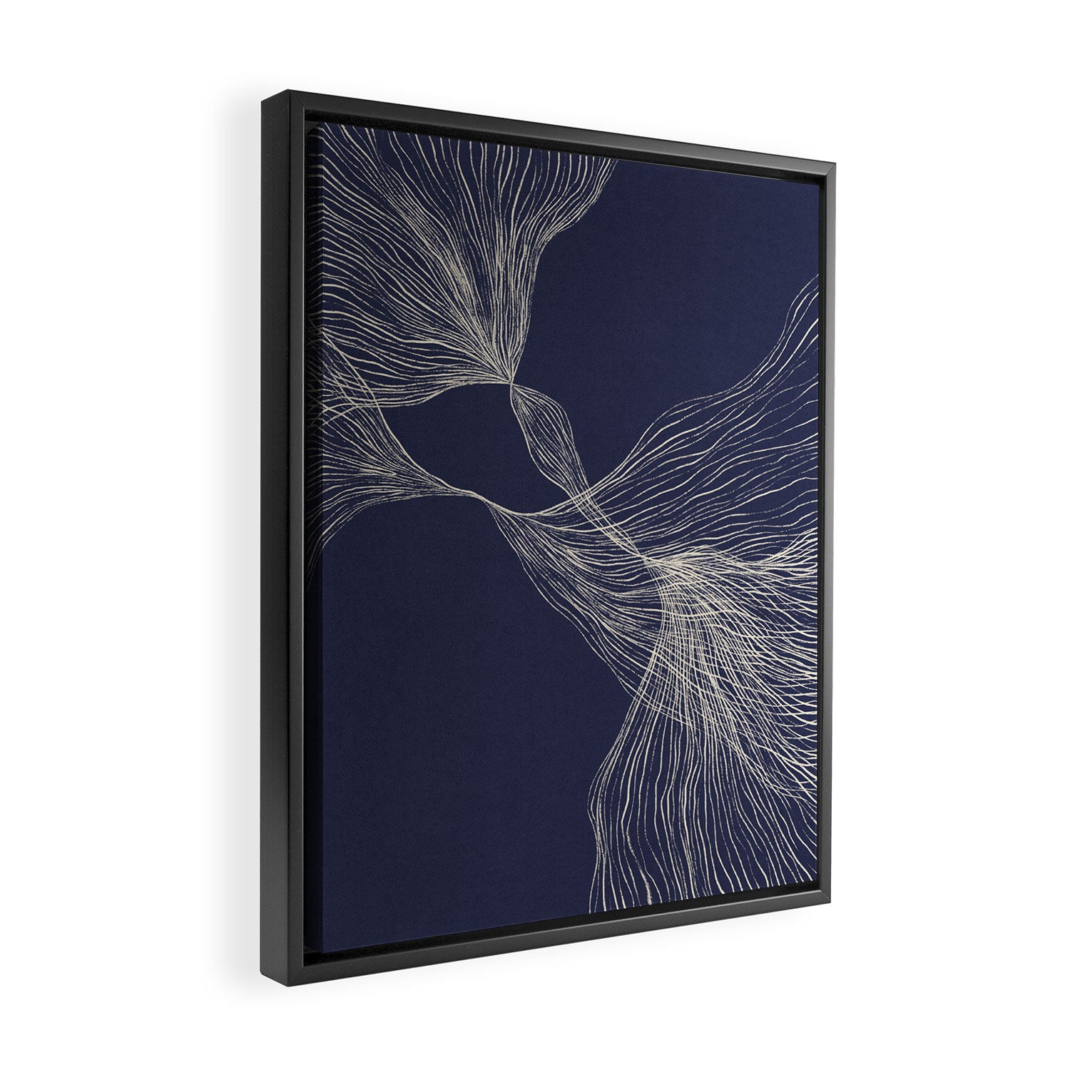Interaction #1 Framed Canvas Print Gallery Image 2