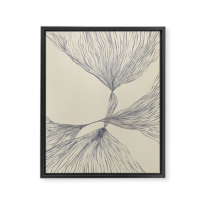 Interaction #2 Framed Canvas Print Gallery Image 1
