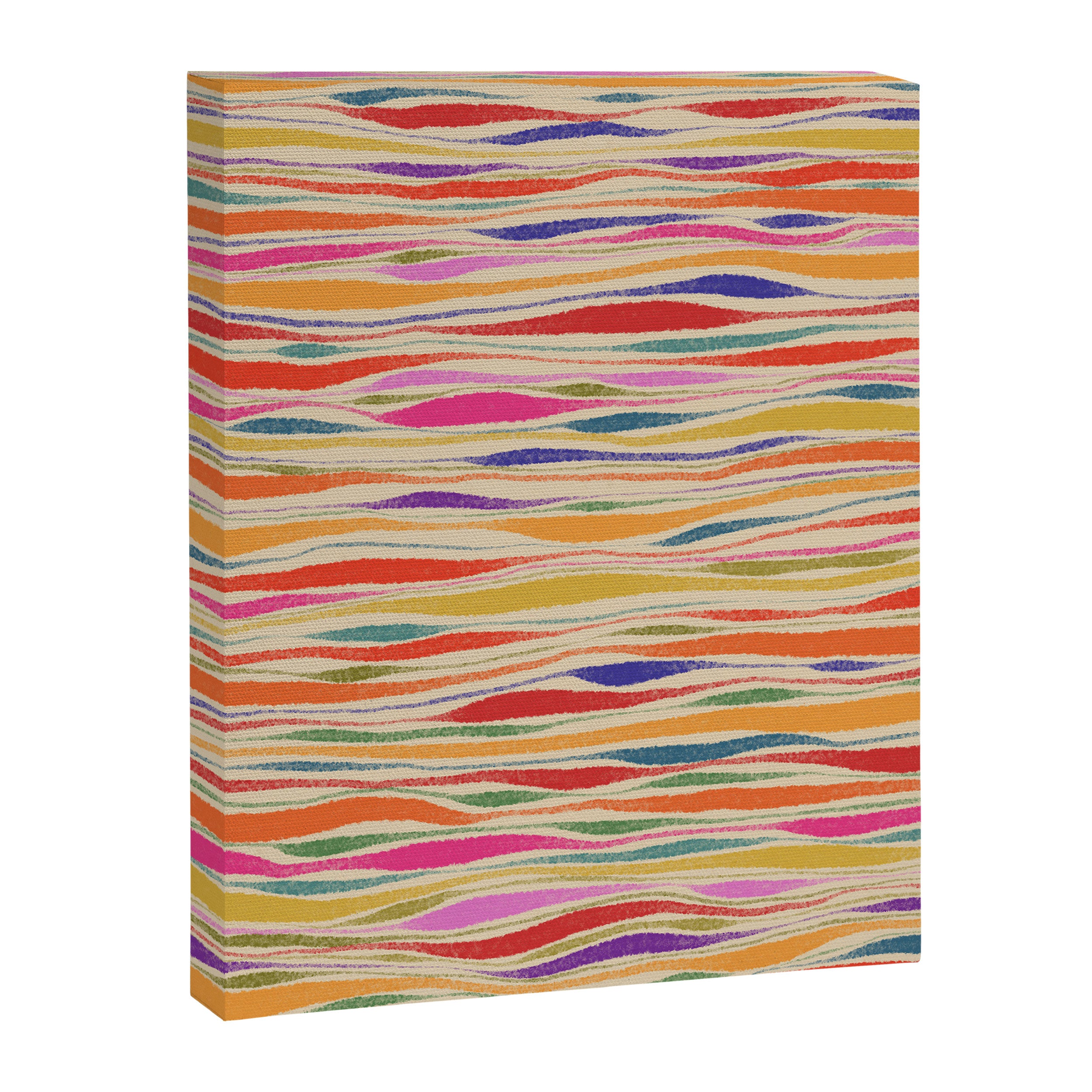 Irregular Lines / Summer Palette Canvas Print Gallery Image 6