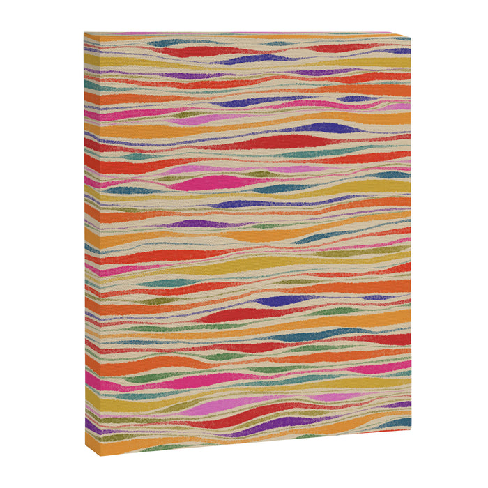 Irregular Lines / Summer Palette Canvas Print Gallery Image 1