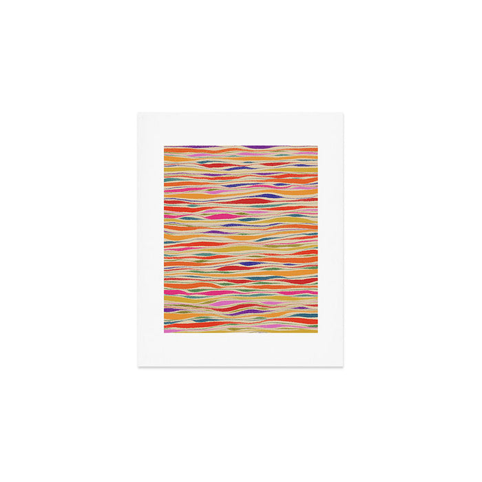 Irregular Lines / Summer Palette Art Print Gallery Image 1