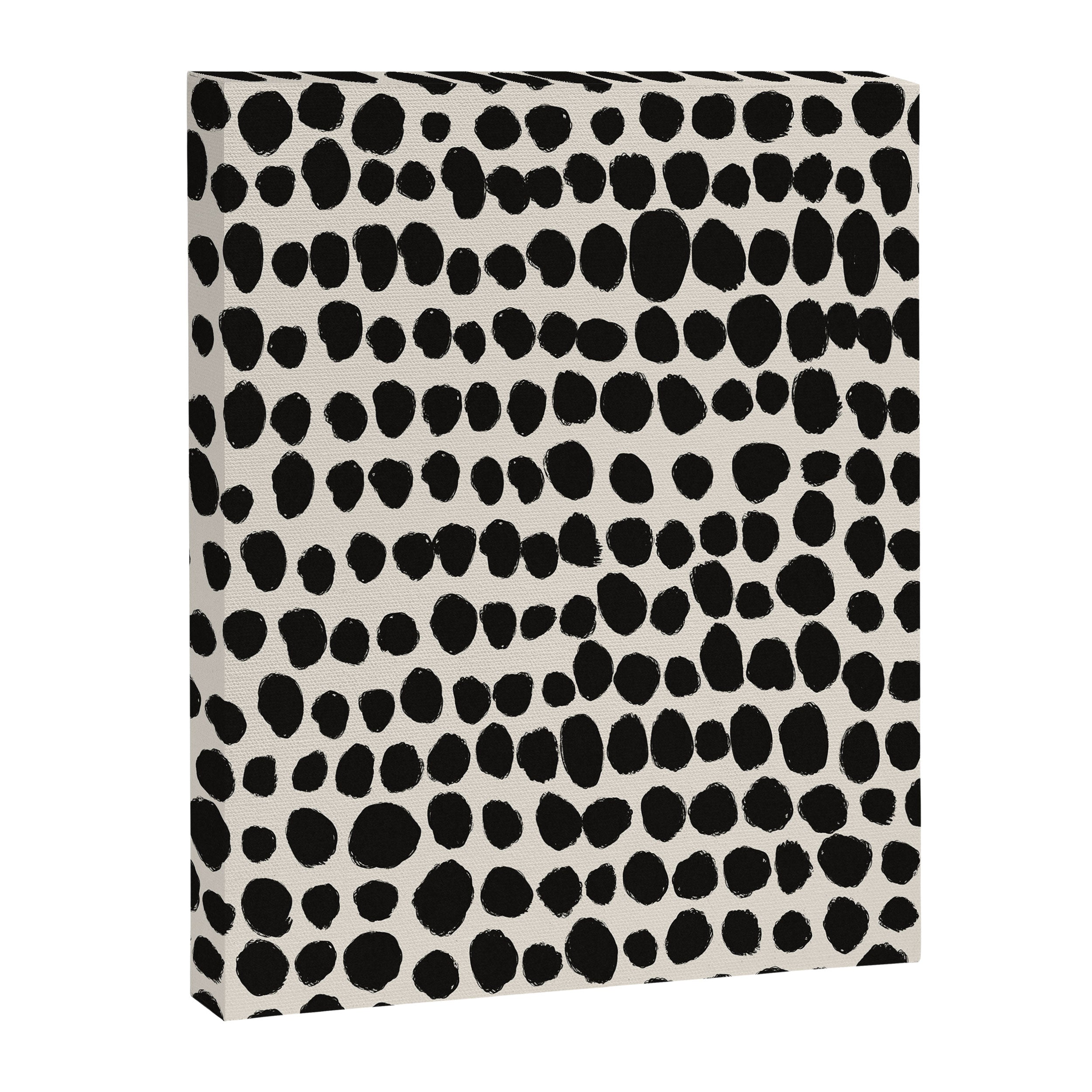 Irregular Polka Dot Pattern #1 Canvas Print Gallery Image 8