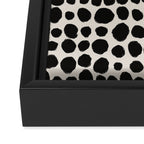 Irregular Polka Dot Pattern #1 Framed Canvas Print Gallery Image 3