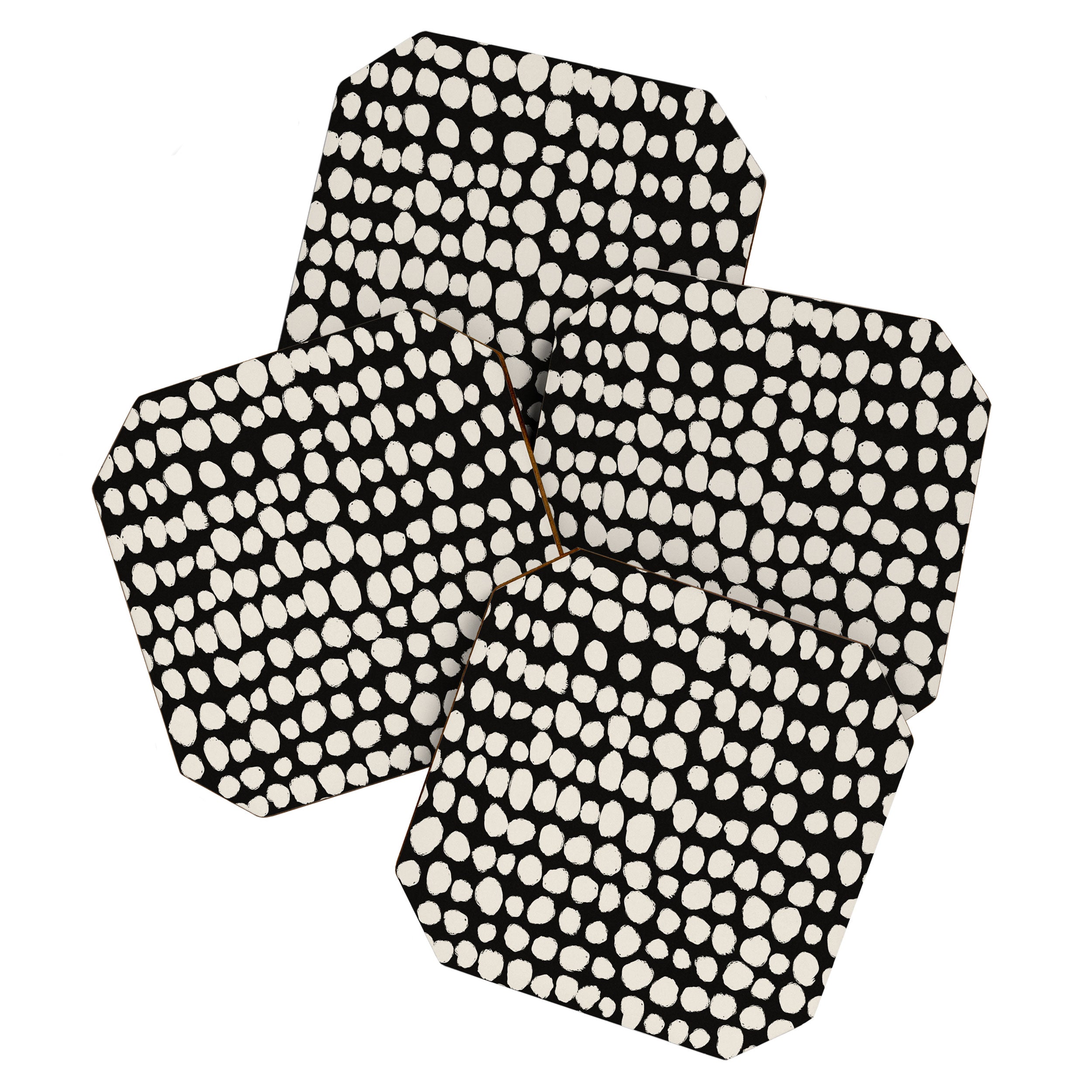 Irregular Polka Dot Pattern #2 Coaster Gallery Image 1